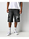 True Religion Vinny Big T Black Wash Carpenter Shorts - Thumbnail image 1 of 5