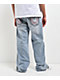 True Religion Vinny Super T Flap Arctic Whisper Light Blue Wash Ultra Baggy Jeans - Thumbnail image 1 of 5
