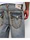 True Religion Vinny Super T Kelp Medium Wash Ultra Baggy Jeans - Thumbnail image 3 of 5