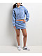 True Religion Vintage Blue Wash Crop Zip Hoodie - Thumbnail image 5 of 7