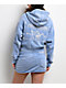 True Religion Vintage Blue Wash Crop Zip Hoodie - Thumbnail image 1 of 7