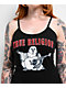 True Religion Vintage Flocked Logo Black Cami Tank Top - Thumbnail image 3 of 3