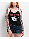True Religion Vintage Flocked Logo Black Cami Tank Top - Thumbnail image 1 of 3