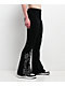 True Religion Virgin Mary Black Mid Rise Bootcut Sweatpants - Thumbnail image 5 of 7