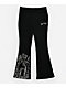 True Religion Virgin Mary Black Mid Rise Bootcut Sweatpants - Thumbnail image 7 of 7