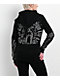 True Religion Virgin Mary Shrunken Black Zip Hoodie - Thumbnail image 2 of 6