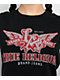 True Religion Wing Crystal Black Crop T-Shirt - Thumbnail image 2 of 3