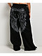 True Religion Winged Crystal Black Baggy Sweatpants - Thumbnail image 3 of 7