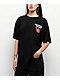 True Religion x Bella Doña Oversized Black T-Shirt - Thumbnail image 2 of 3