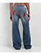 True Religion x Playboy Bobbi Big T Baggy Jeans - Thumbnail image 1 of 5