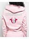 True Religion x Playboy Crystal Pink Crop Zip Hoodie - Thumbnail image 3 of 7