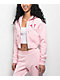 True Religion x Playboy Crystal Pink Crop Zip Hoodie - Thumbnail image 5 of 7
