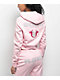 True Religion x Playboy Crystal Pink Crop Zip Hoodie - Thumbnail image 1 of 7