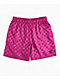 Umbro Magenta Checker Shorts - Thumbnail image 1 of 4