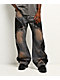 Uncle Ralph Rip And Repair Black & Blue Wash Jeans - Thumbnail image 1 of 6