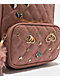 Under1Sky Quilted Heart Charm Pink Mini Backpack - Thumbnail image 5 of 5