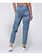 Unionbay Madonna Blue Destructed Mom Jeans - Thumbnail image 2 of 5