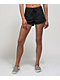 Unionbay Maribeth Pull Tie Black Sweat Shorts - Thumbnail image 1 of 3