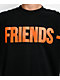 VLONE Friends Black & Orange 2fer Long Sleeve T-Shirt - Thumbnail image 3 of 7