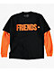 VLONE Friends Black & Orange 2fer Long Sleeve T-Shirt - Thumbnail image 5 of 7