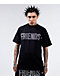 True Religion Flocked World Tour Black T-Shirt
