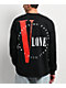 VLONE Love & Hvte Black Long Sleeve T-Shirt - Thumbnail image 2 of 4