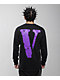 VLONE Staple Purple & Black Long Sleeve T-Shirt - Thumbnail image 2 of 5