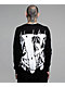 VLONE x LOSTHILLS Skull Black Thermal Long Sleeve T-Shirt - Thumbnail image 2 of 5