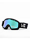 VONZIPPER Trike Black Satin & Stellar Chrome Snowboard Goggles