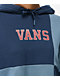 Vans Academy Check Blue Colorblock Hoodie