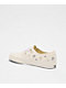 Vans Authentic Floral Embroidery Marshmallow White Skate Shoes - Thumbnail image 2 of 5