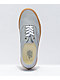 Vans Authentic High Rise zapatos de skate grises, blancos y goma