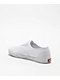 Vans Authentic Lowpro White Skate Shoes - Thumbnail image 2 of 4
