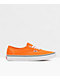 Vans Authentic Orange Tiger & White Skate Shoes