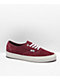 Vans Authentic Pomegranate Pig Suede Skate Shoes - Thumbnail image 1 of 4