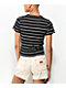 Vans Beasley Lettuce Edge Black & White Stripe T-Shirt