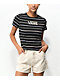 Vans Beasley Lettuce Edge Black & White Stripe T-Shirt