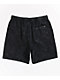 Vans Black Mineral Wash Sweat Shorts