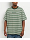 Vans Cameron Grey Mint Green Knit T-Shirt - Thumbnail image 1 of 3