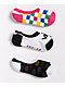 Vans Canoodle Check Block 3 Pack No Show Socks - Thumbnail image 2 of 2