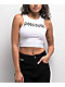 Vans Check Wash White Crop Tank Top - Thumbnail image 1 of 3