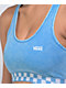 Vans Checked Out Niagra Blue Mineral Wash Bralette - Thumbnail image 3 of 4
