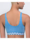 Vans Checked Out Niagra Blue Mineral Wash Bralette - Thumbnail image 2 of 4