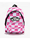Vans Checkered Pink Backpack Bag Charm - Thumbnail image 1 of 2