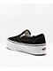 Vans Classic Black & White Slip On Stackform Skate Shoes