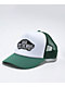 Vans Classic Patch Curved Bill Green & Black Trucker Hat - Thumbnail image 1 of 3