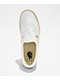 Vans Classic Slip-On Checkerboard Blanc De Blanc Skate Shoes - Thumbnail image 4 of 5