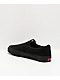 Vans Classic Slip-On Monochromatic Black Skate Shoes - Thumbnail image 2 of 6