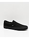 Vans Classic Slip-On Monochromatic Black Skate Shoes - Thumbnail image 1 of 6