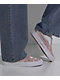 Vans Classic Slip-On Satin Checkerboard Sepia Skate Shoes - Thumbnail image 3 of 5